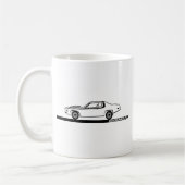 Roadrunner-schwarzes Auto 1973-74 Kaffeetasse (Links)