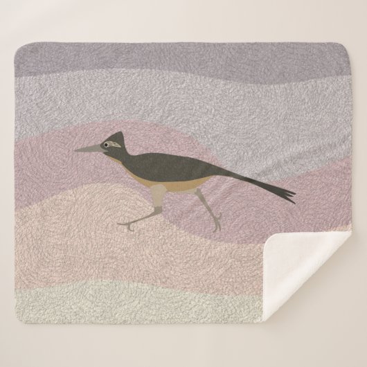 Roadrunner Sherpa Blanket Sherpadecke (Vorderseite (Horizontal))