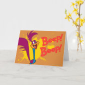 Roadrunner Side Profil Karte (Gelbe Blume)