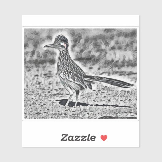 Roadrunner Sketch Aufkleber (Blatt)