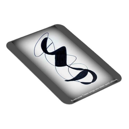 Roadrunner Totem Magnet (Rechte Seite)