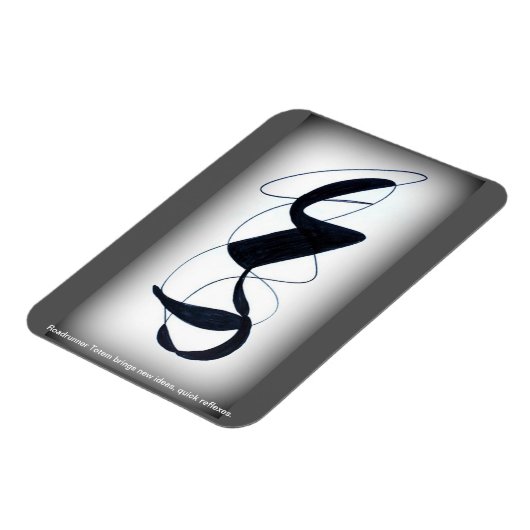 Roadrunner Totem Magnet (Linke Seite)