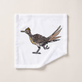 Roadrunner-Vogel Badhandtuch Set (Waschlappen)