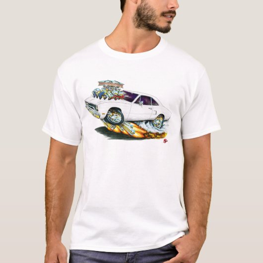 Roadrunner-Weiß-Auto 1970 T-Shirt (Vorderseite)