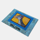 Roadrunner Welcome Door Mat Südwest Personalisiert Fußmatte (Schrägansicht)