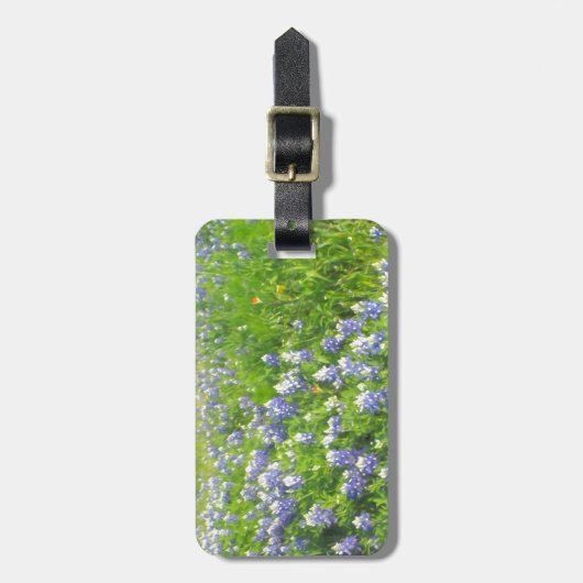 Roadside Bluebonnets Gepäckanhänger (Vorderseite vertikal)