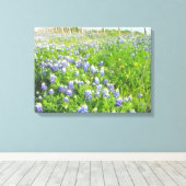Roadside Bluebonnets Stretted Leinwand (Insitu (Holzboden))