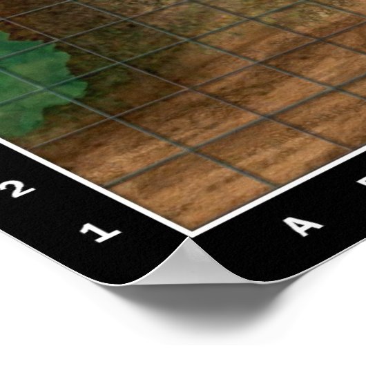 Roadside Clearing - Schlachtplan Poster (Ecke)