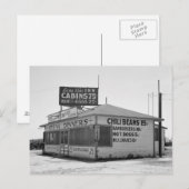 Roadside Diner, 1939 Postkarte (Vorne/Hinten)