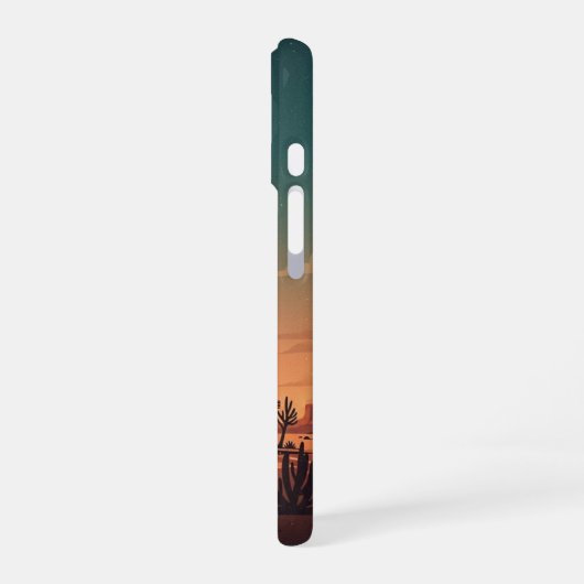 Roadside Diner Silence iPhone 16 Hülle (Linke Seite)