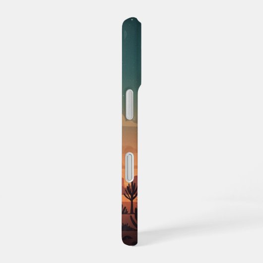 Roadside Diner Silence iPhone 16 Hülle (Rechte Seite)