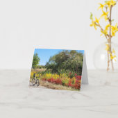 Roadside Indiana im Herbst Karte (Gelbe Blume)