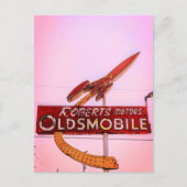 Roadside Neon Postkarte (Vorderseite)