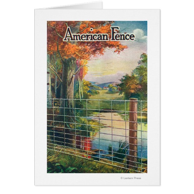 Roadside Scene von American Steel & Wire Co Fence (Vorne)