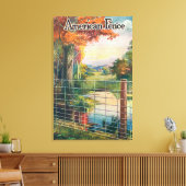 Roadside Scene von American Steel & Wire Co Leinwanddruck (Insitu (Wohnzimmer))