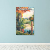 Roadside Scene von American Steel & Wire Co Leinwanddruck (Insitu (Holzboden))