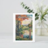 Roadside Scene von American Steel & Wire Co Postkarte (Stehend Vorderseite)