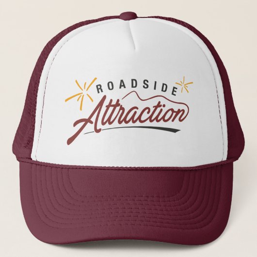 RoadsideAttraction Trucker's Hat (Maroon) Truckerkappe (Vorderseite)