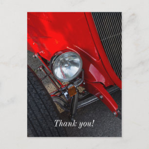 Roadster aus den 1930er Jahren Postkarte