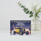 Roadster Frisierte Auto Auto Holiday Gift Business Visitenkarte (Stehend Vorderseite)