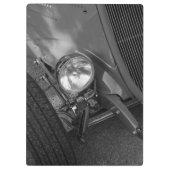 Roadster Grayscale der 30er Jahre Klemmbrett (Rückseite)
