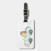 Roadster-Igel Gepäckanhänger (Vorderseite vertikal)