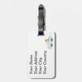 Roadster-Igel Gepäckanhänger (Rückseite vertikal)