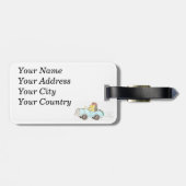 Roadster-Igel Gepäckanhänger (Rückseite horizontal)