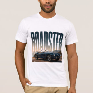 Roadster Luxus Open Road Editorial Grafik T-Shirt