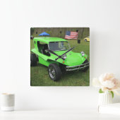 Roadster Quadratische Wanduhr (Zuhause)