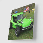 Roadster Quadratische Wanduhr (Winkel)