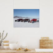 Roadster zu den Salzflachsteinen Poster (Küche)