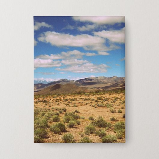 Roadtrip-Erinnerungen Hochformat-Foto Button (Vorderseite)
