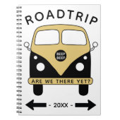 Roadtrip-Notebook Notizblock (Vorderseite)