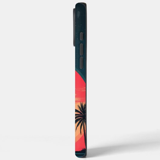 Roadtrip Retro Neon Case-Mate iPhone Hülle (Rückseite / Links)