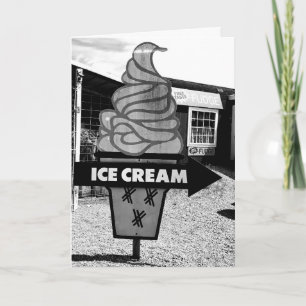 "Roadtripper's Ice Cream" Geburtstagskarte Karte