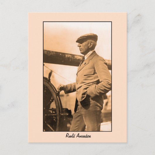 Roald Amundsen Foto Postkarte (Vorderseite)