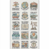 Roam Beyond – Explorer’s Journey Sticker Pack (Vorderseite)