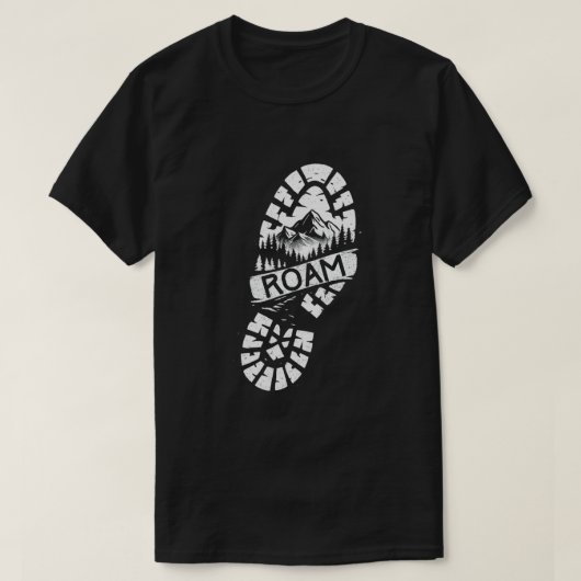 Roam Bootprint Mountain Trail T-Shirt (Design vorne)