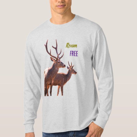 Roam Free Deers Long Sleeves Top (Vorderseite)