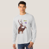 Roam Free Deers Long Sleeves Top (Vorne ganz)