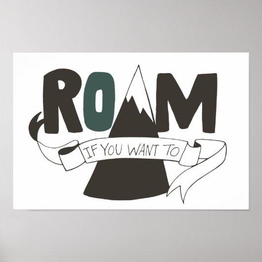 Roam Poster (Vorne)