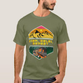 Roam, Relax, Wiederholung von RV Camping Lifestyle T-Shirt (Vorderseite)
