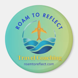 Roam to Reflect Magnet blau und gelb