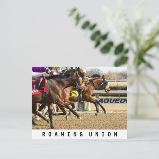 Roaming-Gewerkschaft Postkarte (Stehend Vorderseite)