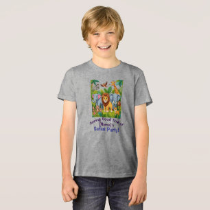 Roaming Good Time Safari Party Design Tri-Blend Shirt