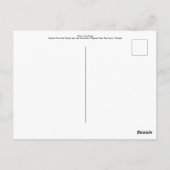 Roaming im Bereich Postkarte (Rückseite)