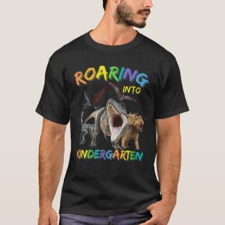 Roaming in den Kindergarten Dinosaurier zurück zur T-Shirt