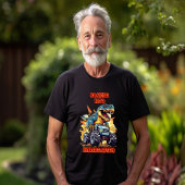 Roaming in den Kindergarten T Rex und Monster Truc T-Shirt