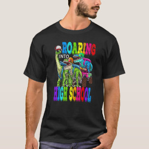 Roaming in High School Monster Truck Dinosaur Re T-Shirt